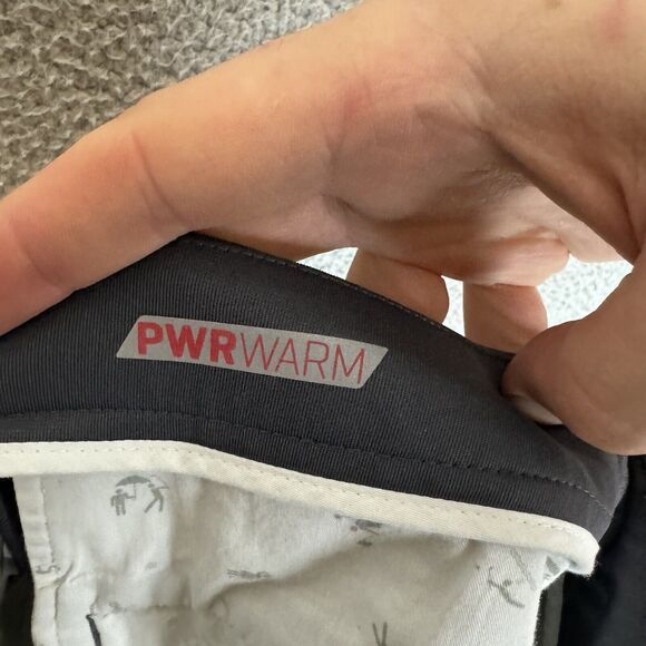 Puma Pants Mens 40x33 Grey Golf Flat Front Casual Stretch Outdoor Polyester - Picture 9 of 10